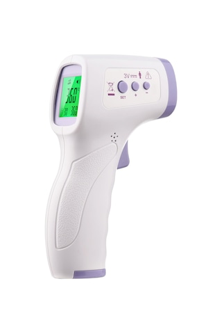 Xindoker R988 Entegre Lcd Ekranlı Dijital Isı Ölçer - Dokunmadan Kızak Sıcaklığı Ölçümü, Ses Ve Işık Alarmı, C/ F Değiştirilebilir, Pil Dahil Değil