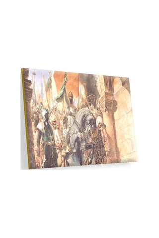 Cakasepetim Osmanlı Padişahı Fatih Sultan Mehmet Feti Görseli Ahşap Mdf Tablo