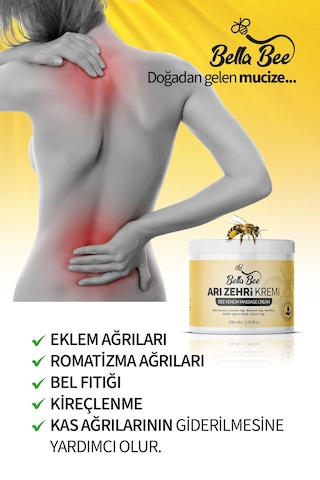 Bella Bee Arı Zehri Masaj Kremi 100 ML