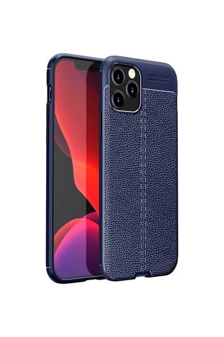 Apple Uyumlu iPhone 12 Pro Max Kılıf Zore Niss Silikon Kapak Lacivert