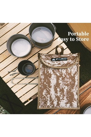 Tongxida Stainless Steel Çıkabilir Kamp Mangalı, Hafif Taşınabilir, 3-5 Kişilik, Kolay Temizlenebilen, Outdoor Piknik İçin Ağı Çok Renkli