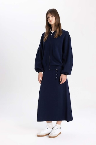 DeFacto Regular Fit Maxi Triko Etek B8858AX24SPNV243 Lacivert