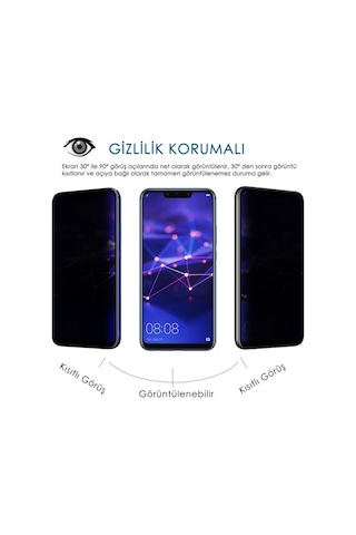 Ennar Samsung Galaxy A70 Uyumlu Tam Kaplayan Hayalet Kırılmaz Cam Ekran Koruyucu