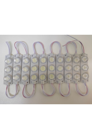 Replax Carub Camlı Parmak Led Lamba Beyaz 24 Volt Su Geçirmez 10'lu 3m