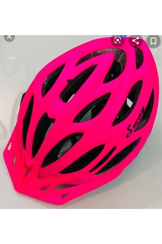 Sway Neon Renk Bisiklet Kask (Hediyeli)
