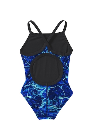Tyr Durafast Elite Kadın - Kız Diamondfit Yüzücü Mayo - Synapse Mavi