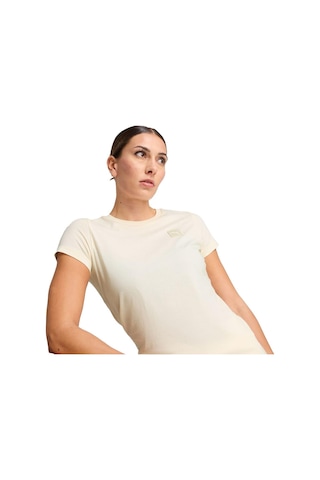 Puma Ess Elevated Tee T-shirt - 690894-9878 Beyaz
