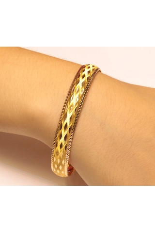 Altın Hediyelik Baklava Model Bilezik 76287105