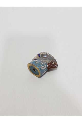 Antika Cloisonne Minyatür Balık 5,2x4,7cm 143