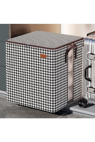 Unimarket Kapaklı Saklama Kutuları Jumbo Fermuarlı Ve Saplı Katlanabilir Saklama Çantası Dokunmamış Giysiler Dolap Için Taşınabilir Gardırop Sıralama King Yorgan Battaniye Düzenleyiciler 1rıa1f