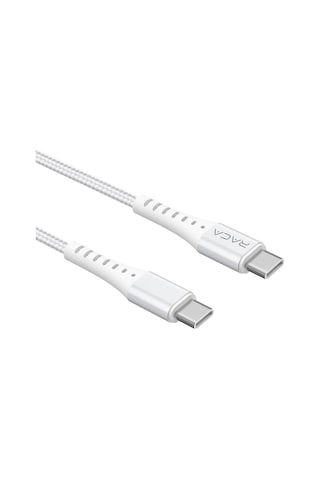 Raca Rc10b 60 Watt Type-c To Type-c Şarj Ve Data Kablosu 1 Metre - Beyaz