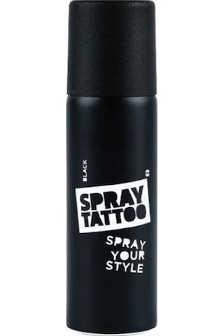 Şerit Sırt Bacak Spray Tattoo Geçici Dövme Seti Dark Sprey Dövme Kiti