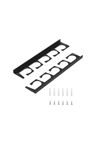 Suntek Duvara Monte 5 Çubuk Takım Vidalı Olta Teşhir Standı