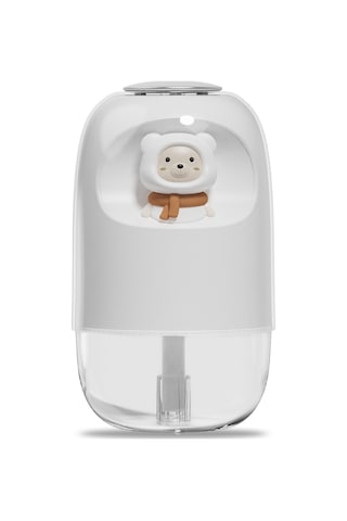 Luckystar Bear Masaüstü Nemlendirici Beyaz
