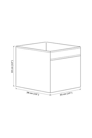 Ikea Dröna Katlanabilir Saklama Kutusu 33 X 38 X 33 Cm Çok Renkli
