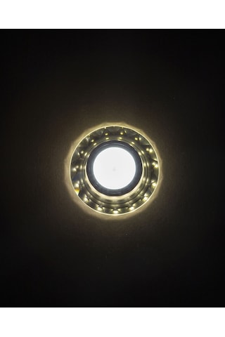 5 Adet Noas Yl65 1677 Hektor Led Çerçeveli 4000k Kristal Cam Spot Kasa Beyaz