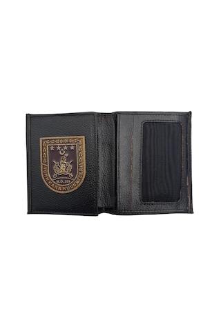 Türk Kara Kuvvetleri Rozetli Orijinal Thk Deri Cüzdan