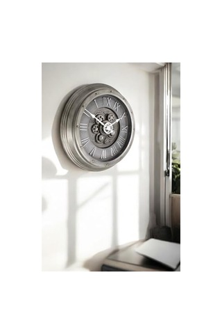 Antik Eskitme Kadranlı 40 Cm Duvar Saati, Şık Ve Fonksiyonel 0240-keçe-şekilli-48cm