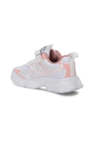 Slazenger Fast Track I Kız Çocuk Cırt Cırtlı Beyaz / Pembe Günlük Spor Ayakkabısı Beyaz - Pembe