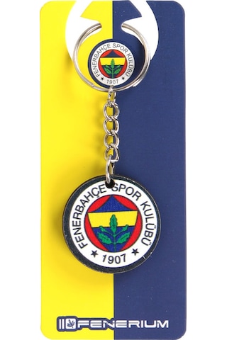 6 Renk Logolu Ahşap Anahtarlık