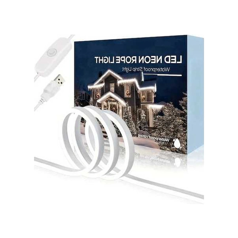 Trendooze Güneş022 Qzyl Esnek Neon Led Şerit Işık Dekor, 66 Ft Usb Aydınlatma