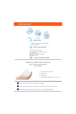 Missha Super Aqua Hyalron Cleansing Foam Hyalüronik Asit İçeren Nemlendirici Makyaj Temizleme Köpüğü 200 ML