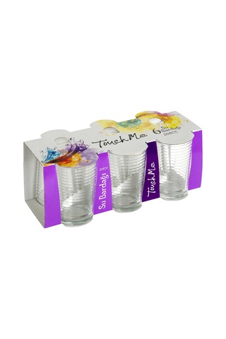 Touch Me Su Bardağı 215 Cc 6'lı Altın - Beyaz