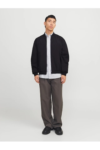 Jack & Jones Jack&jones Jjecharge Erkek Bomber Ceket 12268608 Siyah