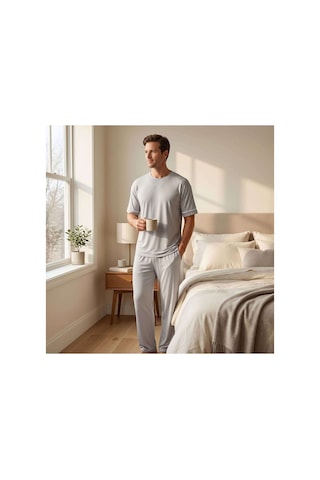 Othello Cooling Jersey Erkek Pijama Takımı - M/l - Gri - 893328190 Gri - 893328190 Gri