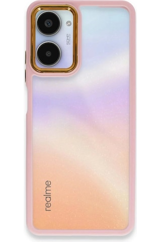 Realme 10 Pro 5g Kılıf Dora Kapak - Pudra