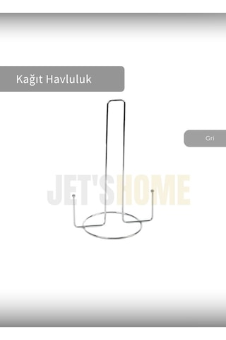 Jet's Home Kağıt Havluluk Paslanmaz Peçetelik Çelik Banyo Havluluk Düzenleyici Gri Gri
