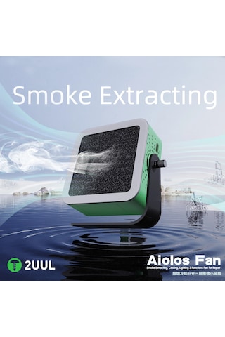 2uul Da98 Aiolos Çok Fonksiyonlu Fan Duman Emme, Hızlı Soğutma, Led Işık