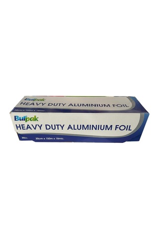 Burpak Heavy Duty Ağır Hizmet Tipi Alüminyum Folyo - 30 Cm. X 150 Metre - 18 Mikron - 5 Paket