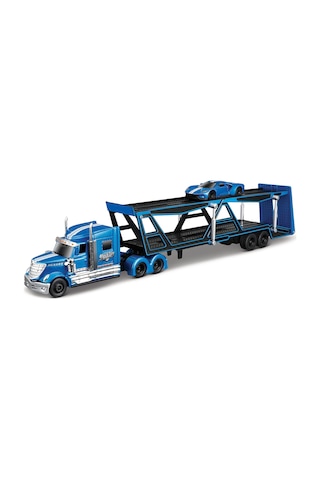 1/64 International Lonestar Taşıyıcı Tır Ve Otomobil Seti 11454-0