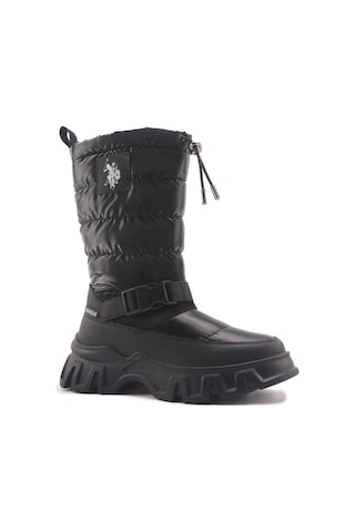U.s Polo Assn. 101916420 Poretta Siyah Kız Çocuk Çizme Siyah