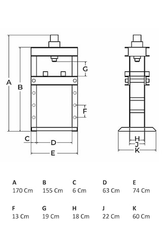 30 Ton Manuel Hidrolik Pres Gpt118