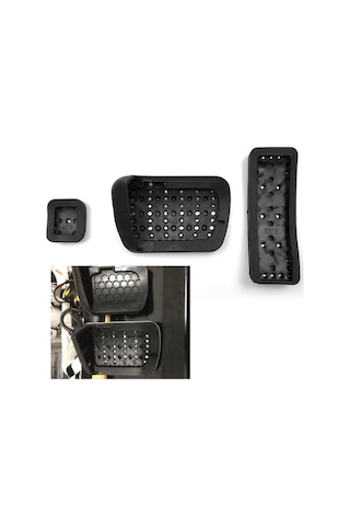 Besthome1 Mercedes Otomatik Vites Pedal Seti: Metal Gövde, Gaz Fren Dinlenme Bölgesi, Lastik Üstü Üçlü Pedal Takımı