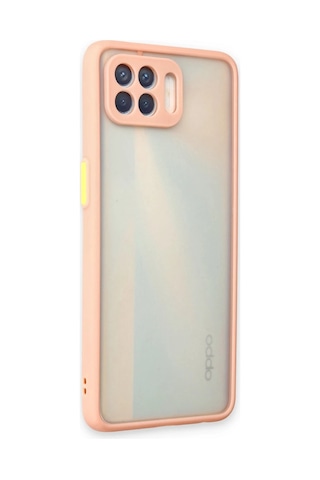Newface Oppo Reno 4 Lite Kılıf Montreal Silikon Kapak Semeglbl - 4 - Pembe