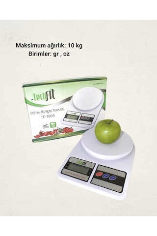 Hassas Ölçüm İçin Dijital Mutfak Tartısı 10 Kg Kapasiteli Yeni Nesil Belirtilmemiş
