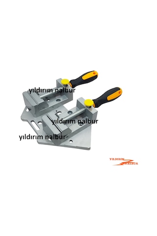 Köşe Gönye Mengenesi Çiftli Mengene Açı Mengenesi Büyük Boy Profe