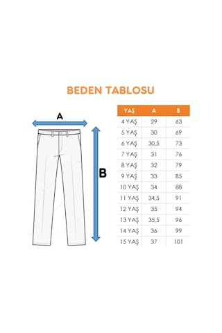 Giyicem Kız Çocuk Dizi Pileli İspanyol Kot Pantolon 2200 Mavi