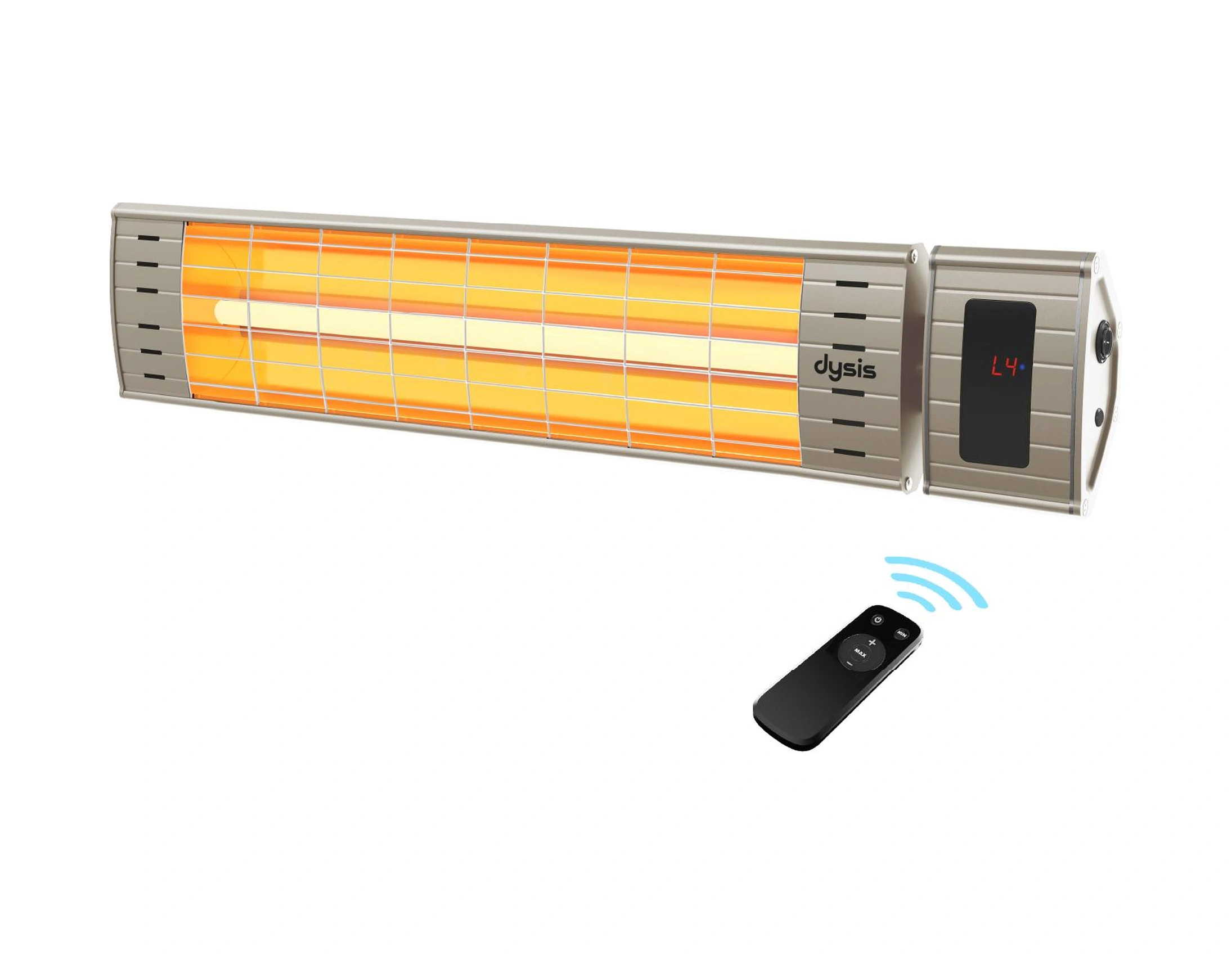 Simfer Sp2351 Art Plus Karbon Serisi Ip65 Suya-toza Dayanıklı 2300 W Bej Uzaktan Kumandalı İç/dış Mekan Isıtıcı