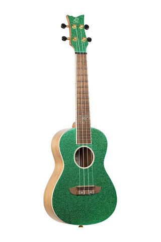 Ortega Element Series Concert Ukulele Metallic Green Ruel