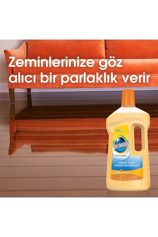 Pronto Sabun Bazlı Ahşap Yüzey Temizleyici Portakal Kokulu 750 ML