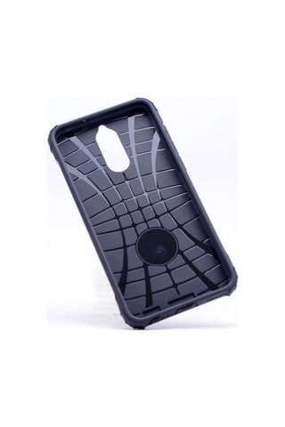 Kilifone - Mate 10 Lite Uyumlu - Kılıf Çift Katman Zırh Tank Crash Military Kapak - Gold