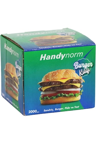 2000 Adet Burger Kılıfı Hamburger, Tost Ve Sandviç Kağıdı Fast Food Paket Servis Ambalajı