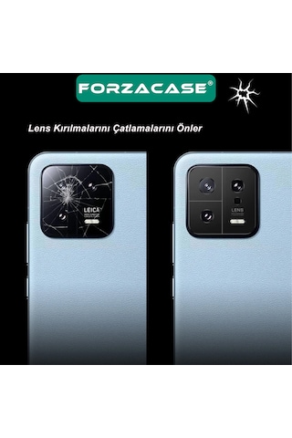 Forzacase Xiaomi Poco X5 Pro İle Uyumlu Kamera Lens Koruma Halkası Siyah - Fc377 Siyah
