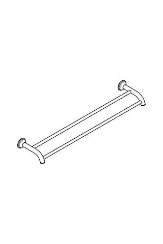 Grohe Essentials Authentic İkili Havluluk - 40654001 Krom