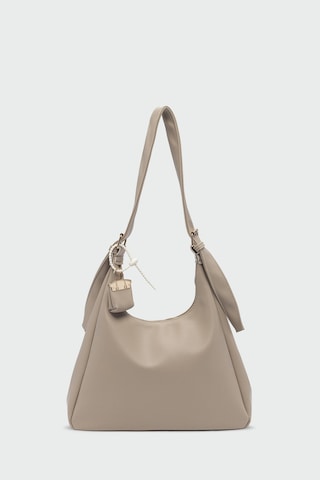 Guts Charmlı Salaş Omuz Çantası Bej Bej