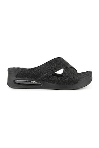 Muya Fly 31169-430 Air Max Anatomik Taban Kadın Terlik Desenli Siyah 36-40 Siyah